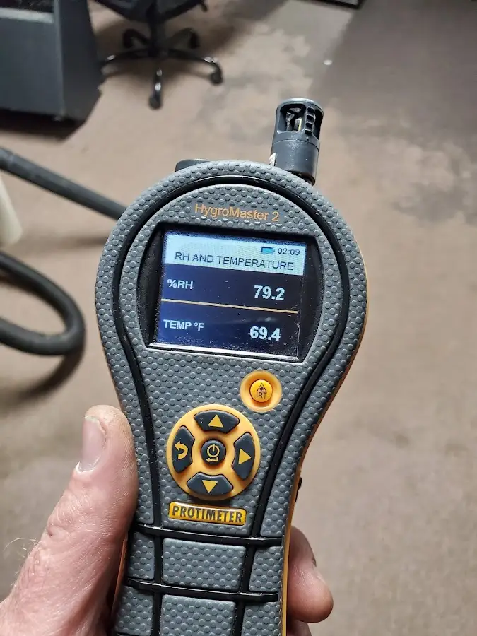 Moisture meter humidity assessment for Fire & Smoke Damage Restoration in Attalla